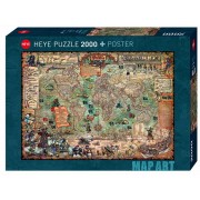 Pussel 2000 bitar Pirate World